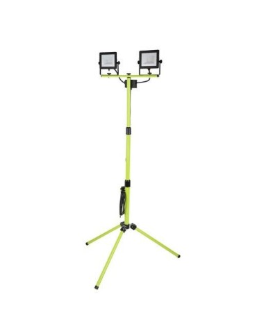 PROYECTOR LED DOBLE TRIPODE ECO NEGRO 2400LM 2X30W