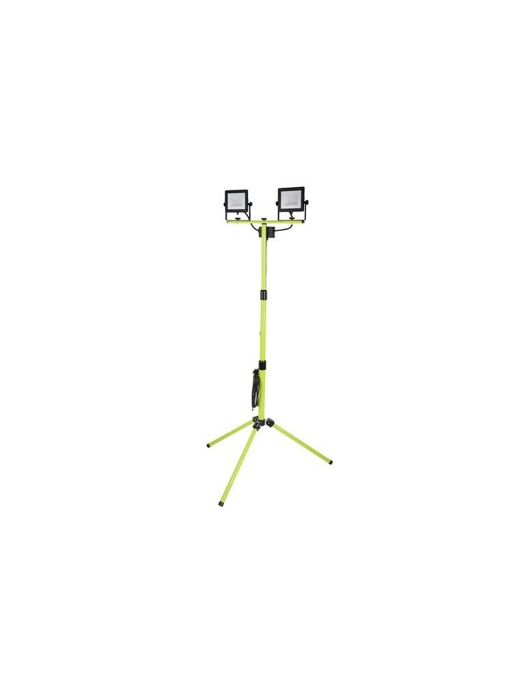 PROYECTOR LED DOBLE TRIPODE ECO NEGRO 2400LM 2X30W