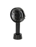 MINI VENTILADOR MANO BALU USB RECARG NEGRO DC 5V