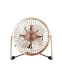 MINI VENTILADOR SOBREMESA 9,5CM 2,5W 5V DC COBRE