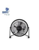 MINI VENTILADOR SOBREMESA 9,5CM 2,5W 5V DC NEGRO