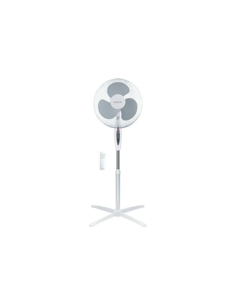 VENTILADOR PIE NAMETIL C/MANDO Y TEMP 43CM 45W BL