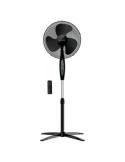 VENTILADOR PIE NAMETIL C/MANDO Y TEMP 43CM 45W NEG