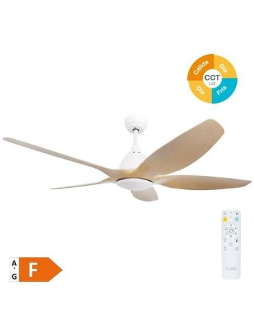 VENTILADOR TECHO KILWA MANDO Ø152 DC 220-240V BL