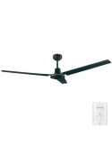 VENTILADOR TECHO SALTOK MANDO Ø142 220-240V NEGRO