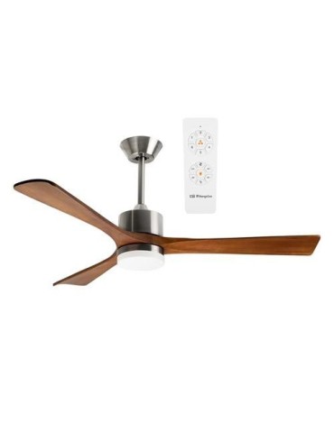 VENTILADOR TECHO DC 132CM 40W MADERA OSCURO