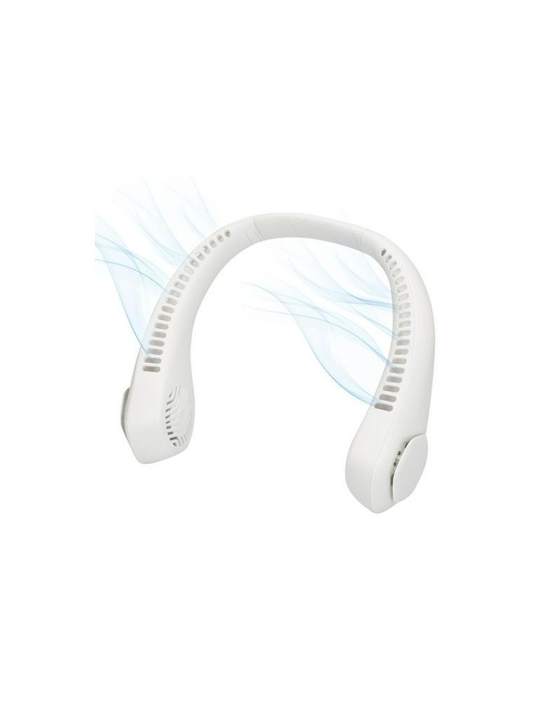 VENTILADOR CUELLO C/CARGADOR USB 22,5X20,5 CM