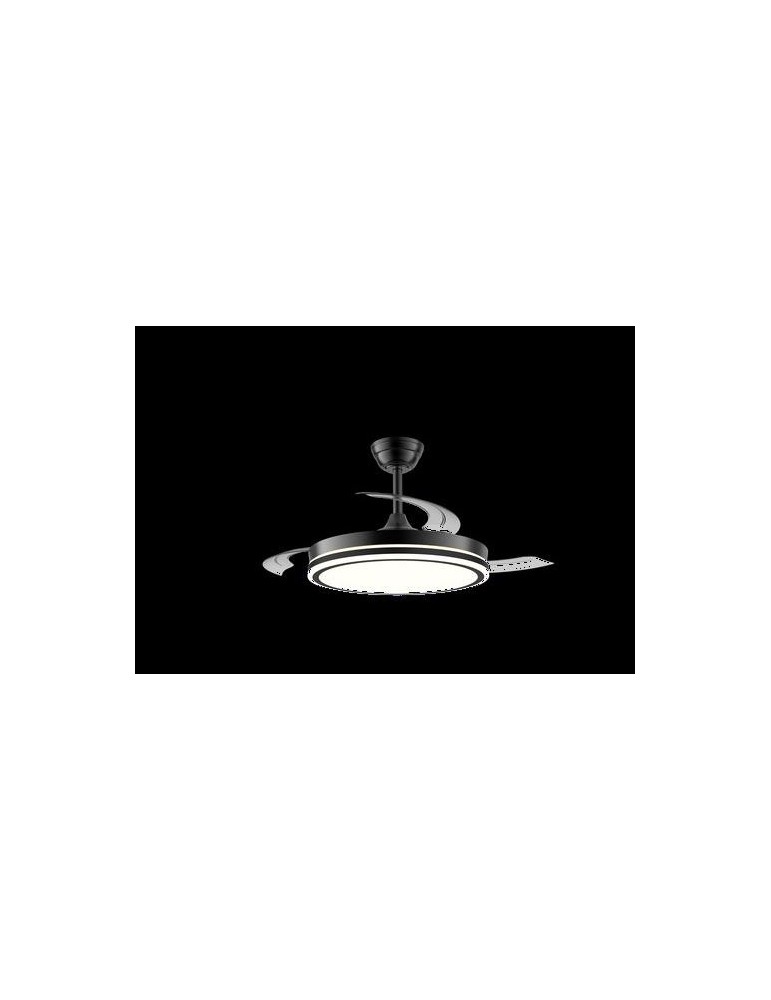 VENTILADOR TECHO NIGHT EVO DC 60W 3CCT/DIM NEGRO