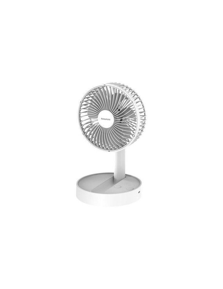 VENTILADOR SOBREMESA PLEGABLE 15CM DIAM BLANCO