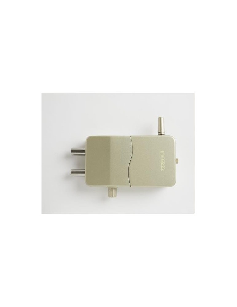 CERRADURA INVISIBLE CON ALARMA DORADA CI10D-AL