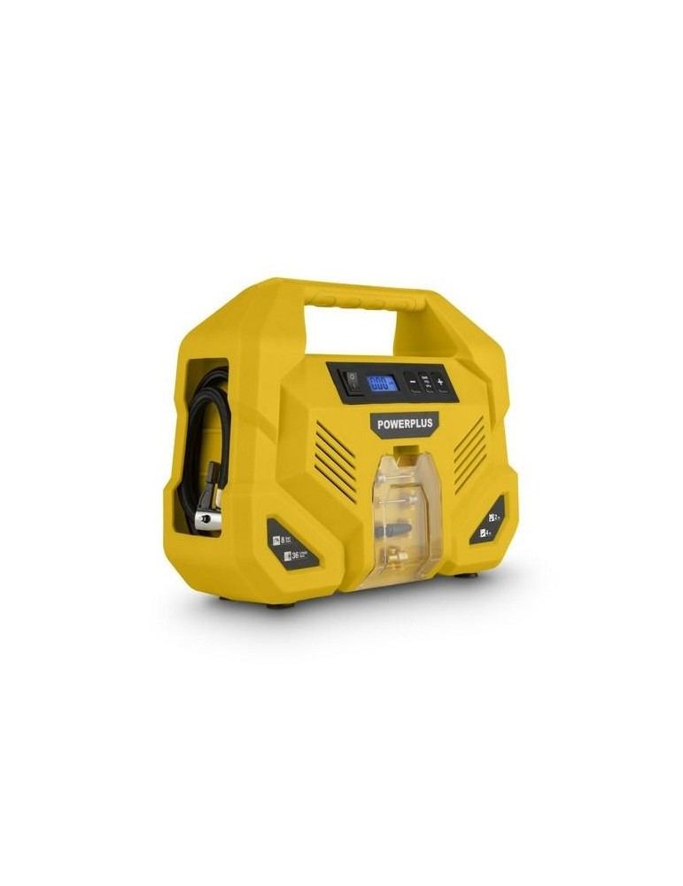 COMPRESOR S/ACEITE 120W 2.1BAR 36.5L/MIN POWX1707