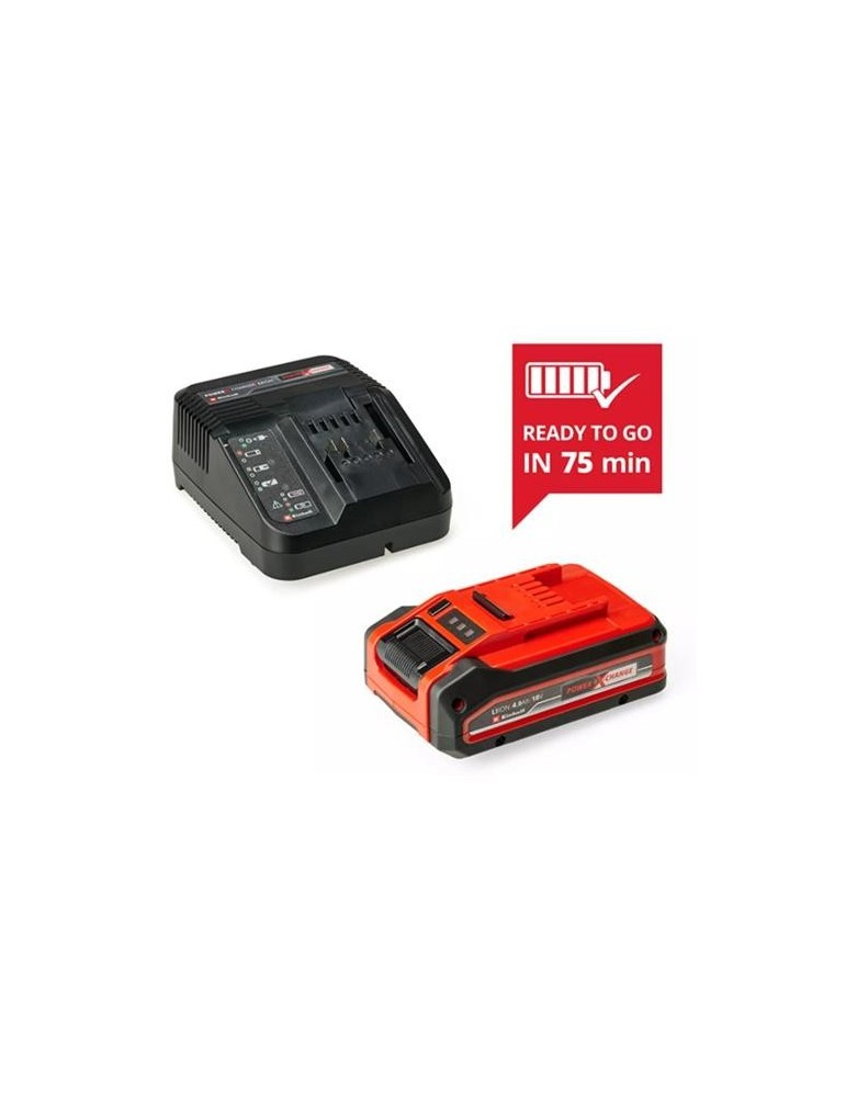 KIT CARGADOR POWER-X  18V + 18V 4.0 AH PLUS