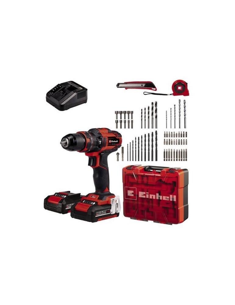 TALADRO BAT. 18V. TE-CD 18/40 LI-I+64 (2X2,0AH)