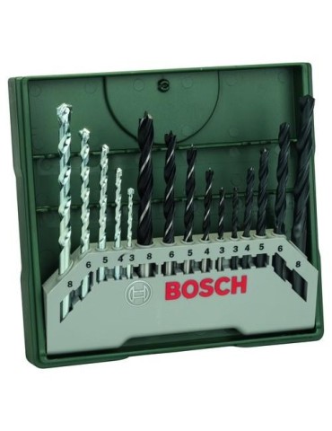 SET 15 BROCAS MIXTO MINI-X-LINE 3-8MM 2607019675
