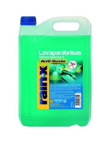 LAVAPARABRISAS ELIMINADOR INSECTOS Y ANTILLUVIA 5L