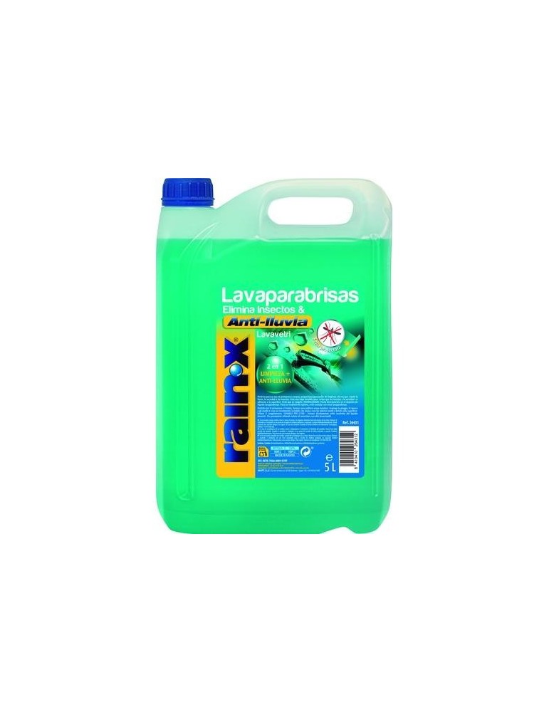 LAVAPARABRISAS ELIMINADOR INSECTOS Y ANTILLUVIA 5L