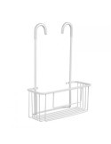 CESTILLO C/COLGADOR GRIFO ALUMINIO ARTIC BLANCO