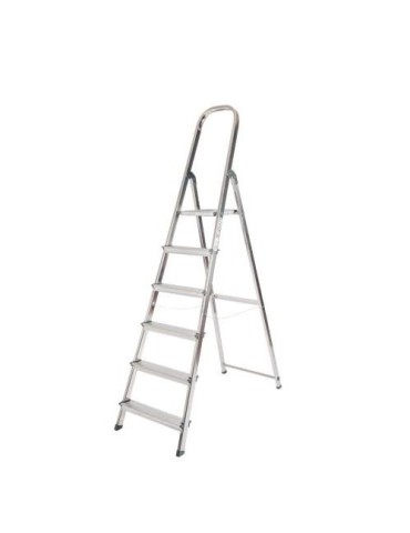 ESCALERA ALUMINIO UNICA 6 PELDAÑOS
