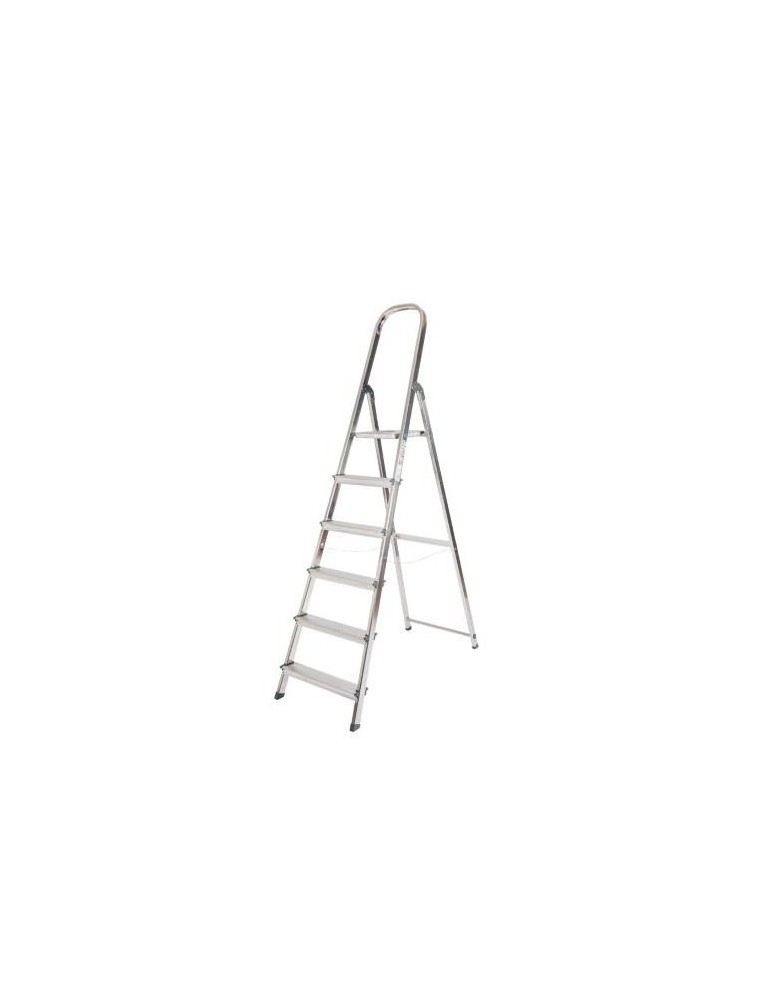 ESCALERA ALUMINIO UNICA 6 PELDAÑOS