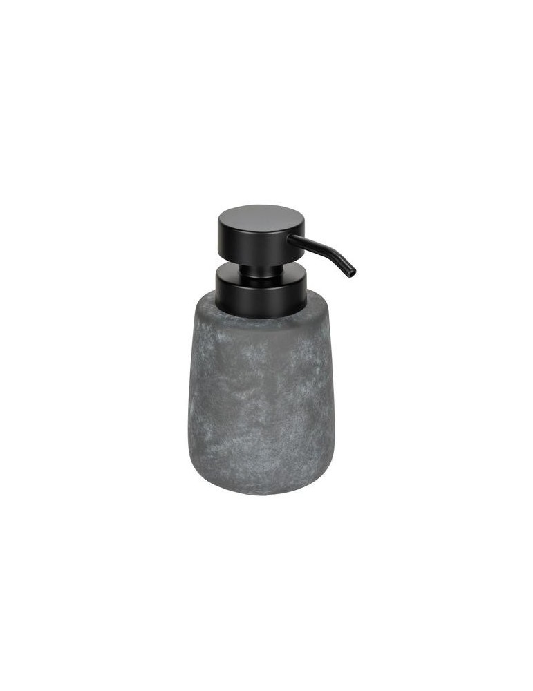 DOSIFICADOR JABON CERAMICA SACILE 400ML GRIS NEGRO