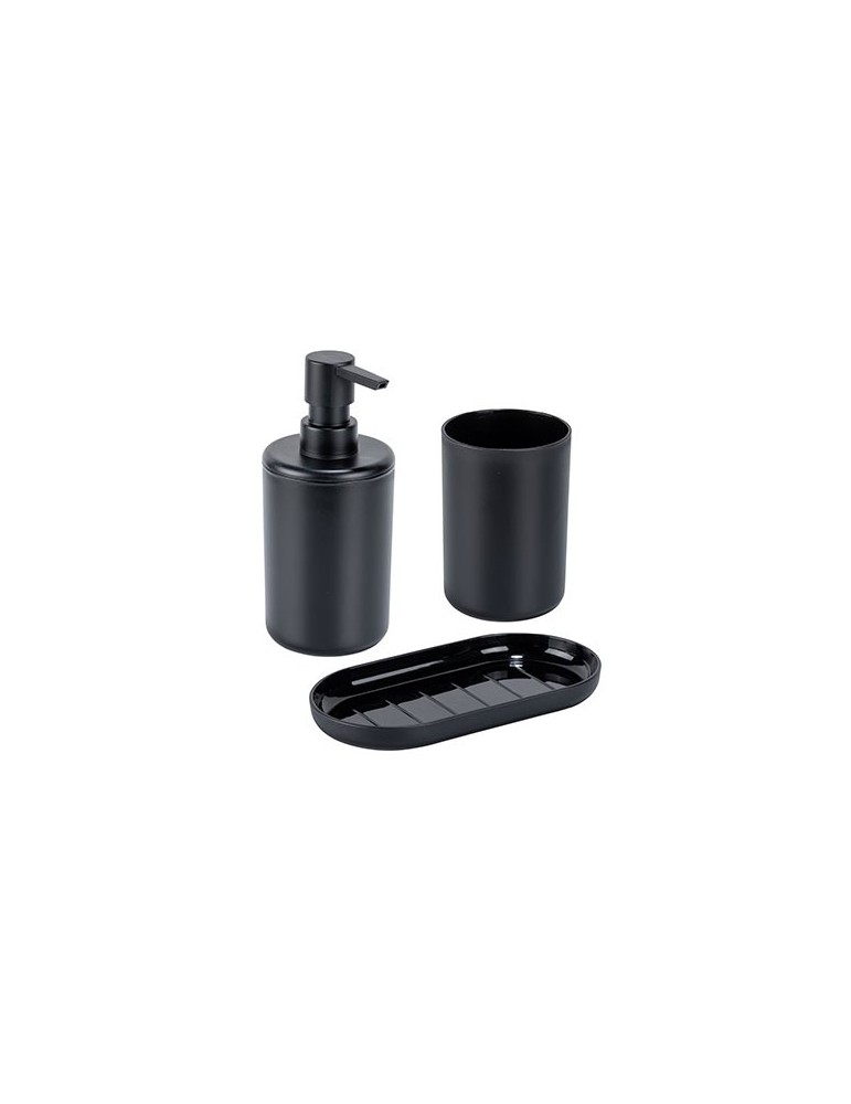 SET DE BAÑO 3UDS FANO NEGRO ALLSTAR  70345400