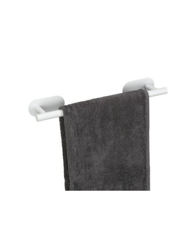 TOALLERO BARRA ACERO INOX 40CM TURBO-LOC BLANCO