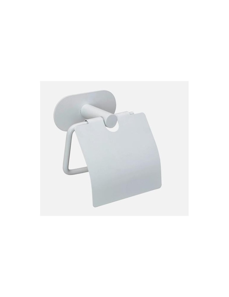 PORTARROLLOS C/ TAPA DE ACERO INOX TURBO-LOC BLANC