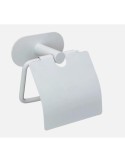 PORTARROLLOS C/ TAPA DE ACERO INOX TURBO-LOC BLANC