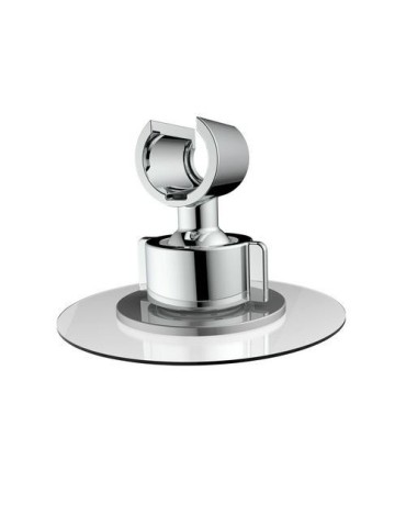 SOPORTE CABEZAL DUCHA 360º 8X7.5X8CM CROMO