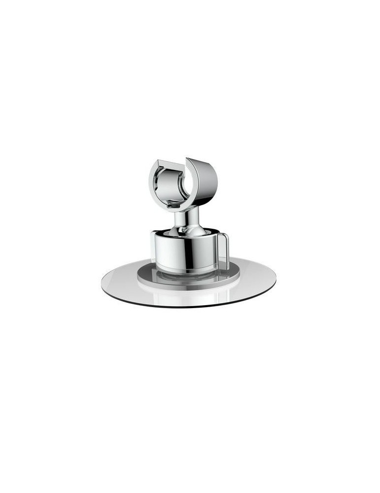 SOPORTE CABEZAL DUCHA 360º 8X7.5X8CM CROMO