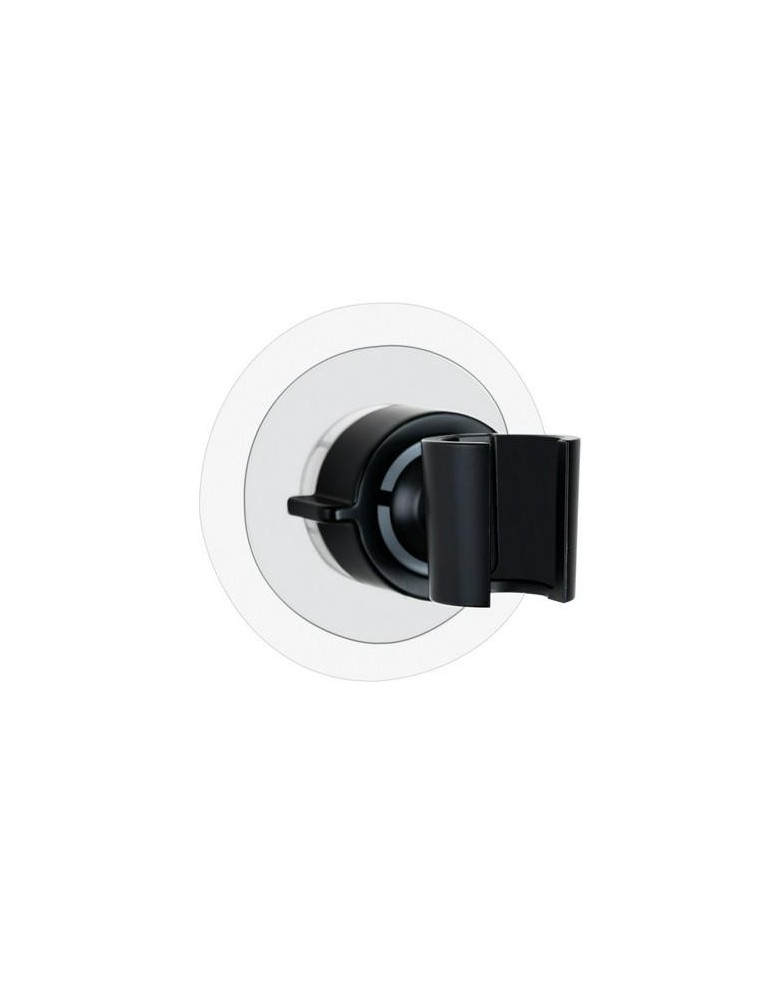 SOPORTE CABEZAL DUCHA 360º 8X7.5X8CM  NEGRO