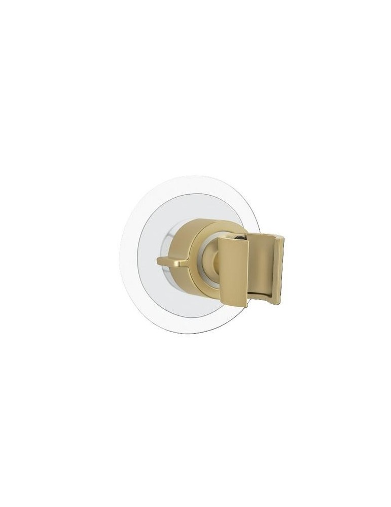 SOPORTE CABEZAL DUCHA 360º 8X7.5X8CM  ORO MATE