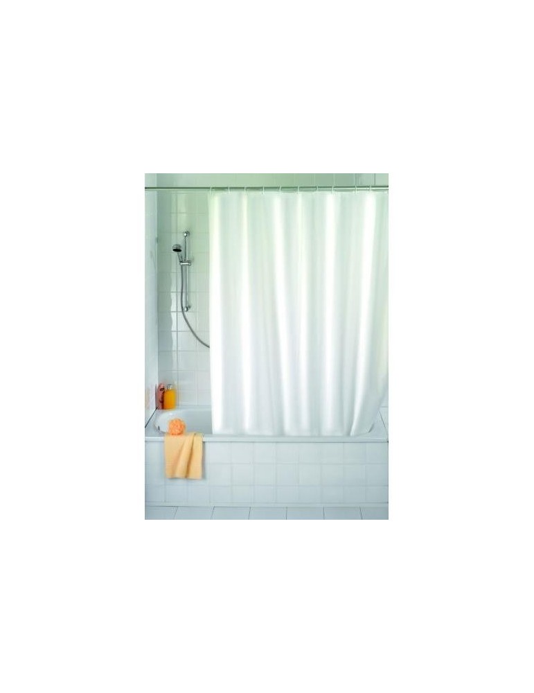 CORTINA BAÑO BLANCO PEVA 180X200 19104