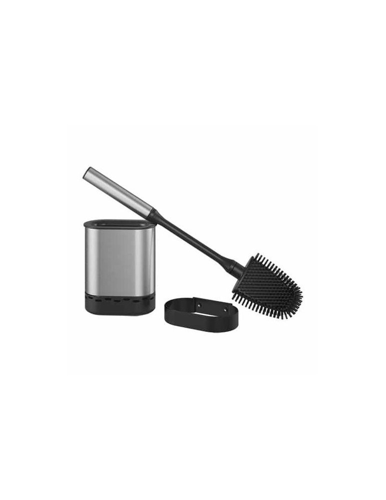 ESCOBILLA SILICONA WC NEGRO INOX 185519000