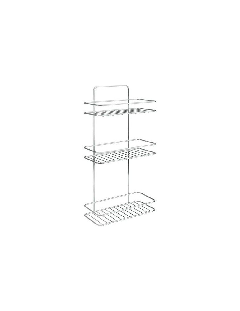 ESTANTE BAÑO 3 ALTURAS REFLEX LUXY 26X13X53CM