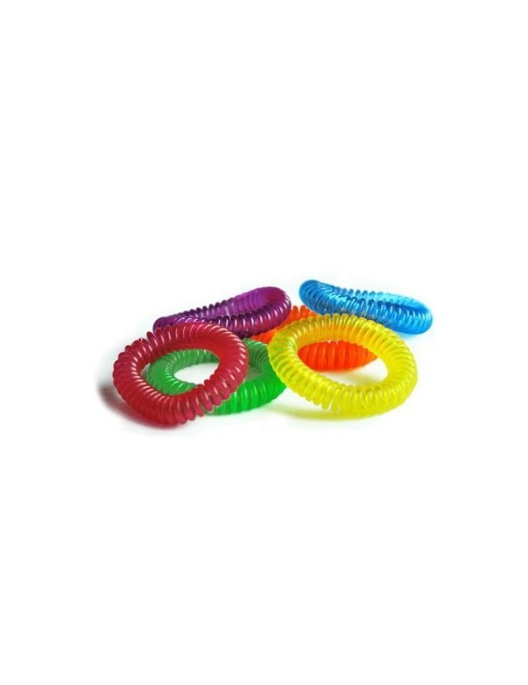 PULSERA ESPIRAL CITRONELA ANTIMOSQUITOS SURTIDO