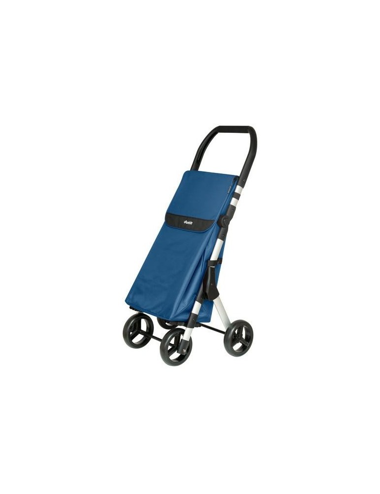 CARRO DE COMPRA 46L MUUVI UP AZUL 4 RUEDAS