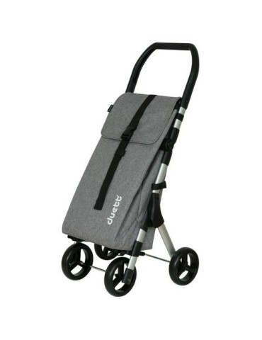 CARRO D/COMPRA 46L MUUVI UP TEXTURED GRIS 4R