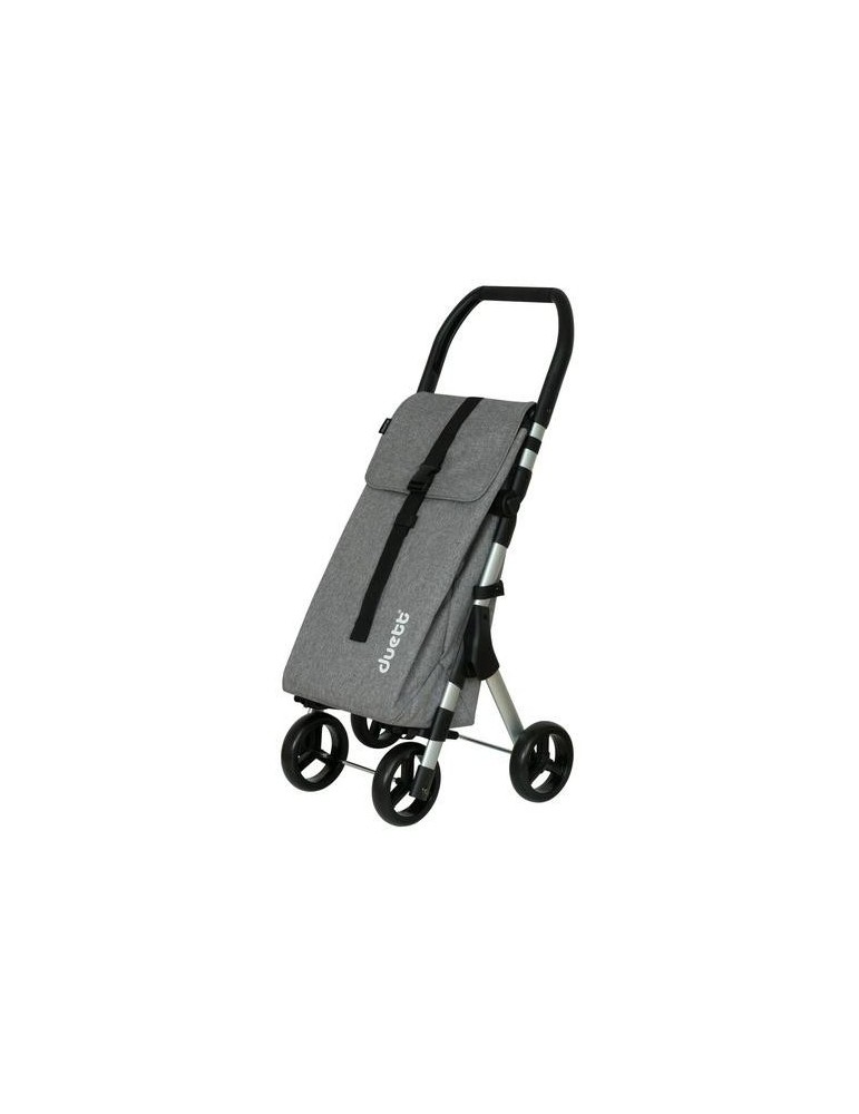 CARRO D/COMPRA 46L MUUVI UP TEXTURED GRIS 4R