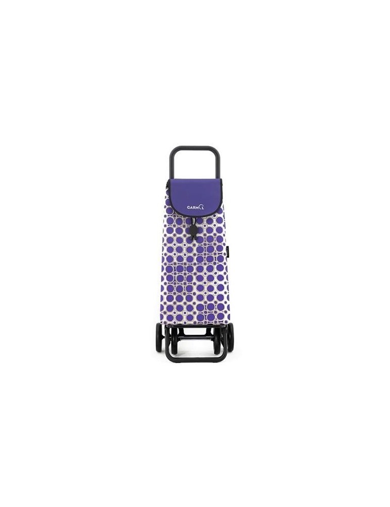 CARRO DE COMPRA CIRCULOS MORADO G4P 55L C-840