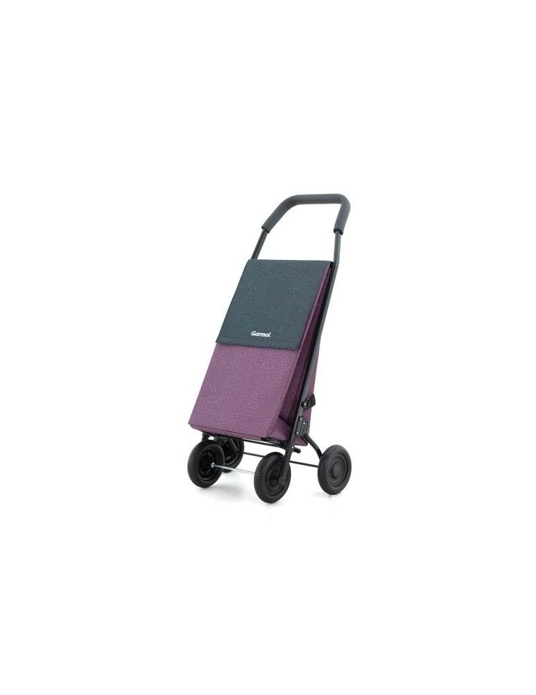 CARRO COMPRA CROSS DENIM 55L BERENJENA/NEGRO