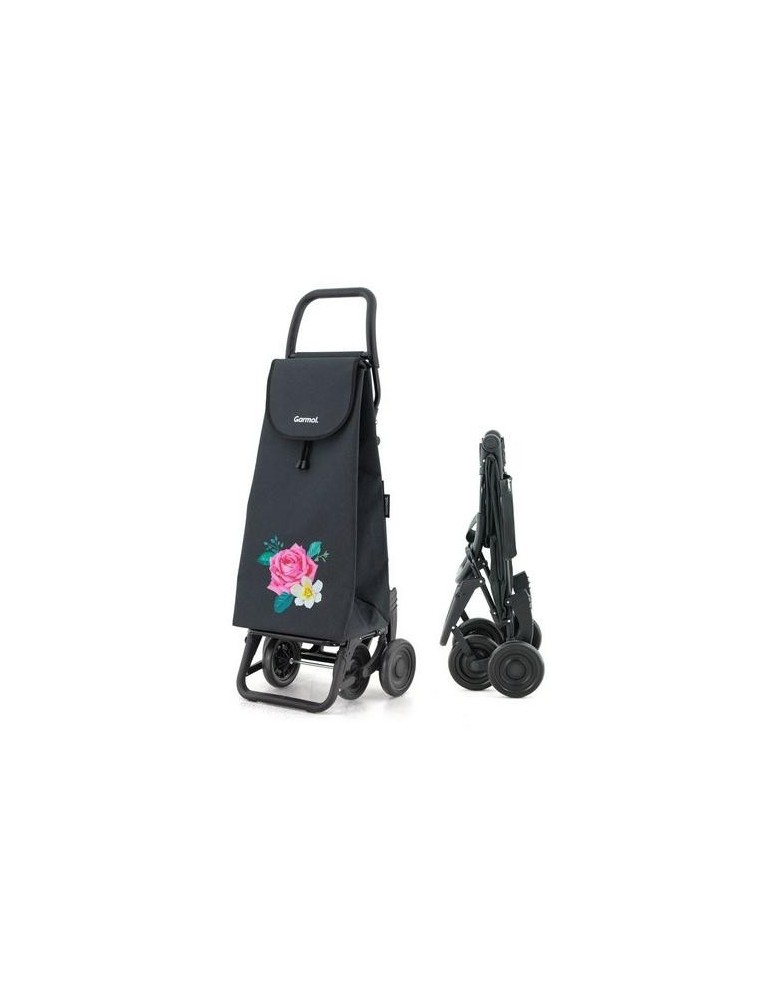 CARRO DE COMPRA NEGRO 55L G4P BLOOM C-902