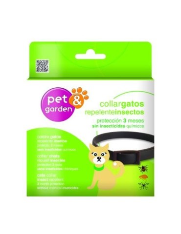 COLLAR REPELENTE INSEC.GATOS PET&GARDEN 1-40592