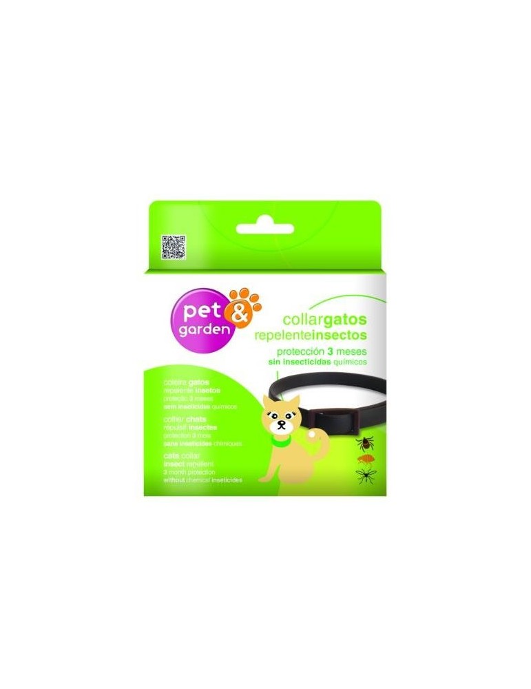 COLLAR REPELENTE INSEC.GATOS PET&GARDEN 1-40592