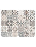 CUBRE COCINA VIDRIO 2 PIEZAS 30X52 AZULEJOS 53904