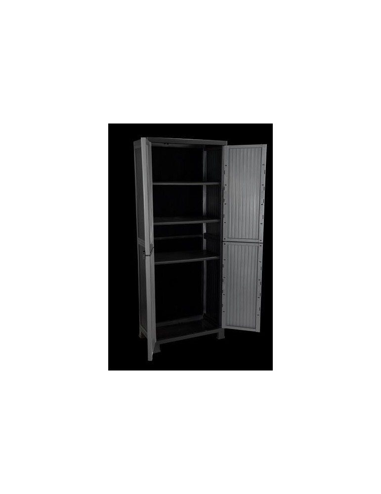 ARMARIO RESINA GRIS 3 BALDAS 171.5X68X39CM
