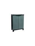 ARMARIO RESINA GRIS BAJO 1 BALDA 75882