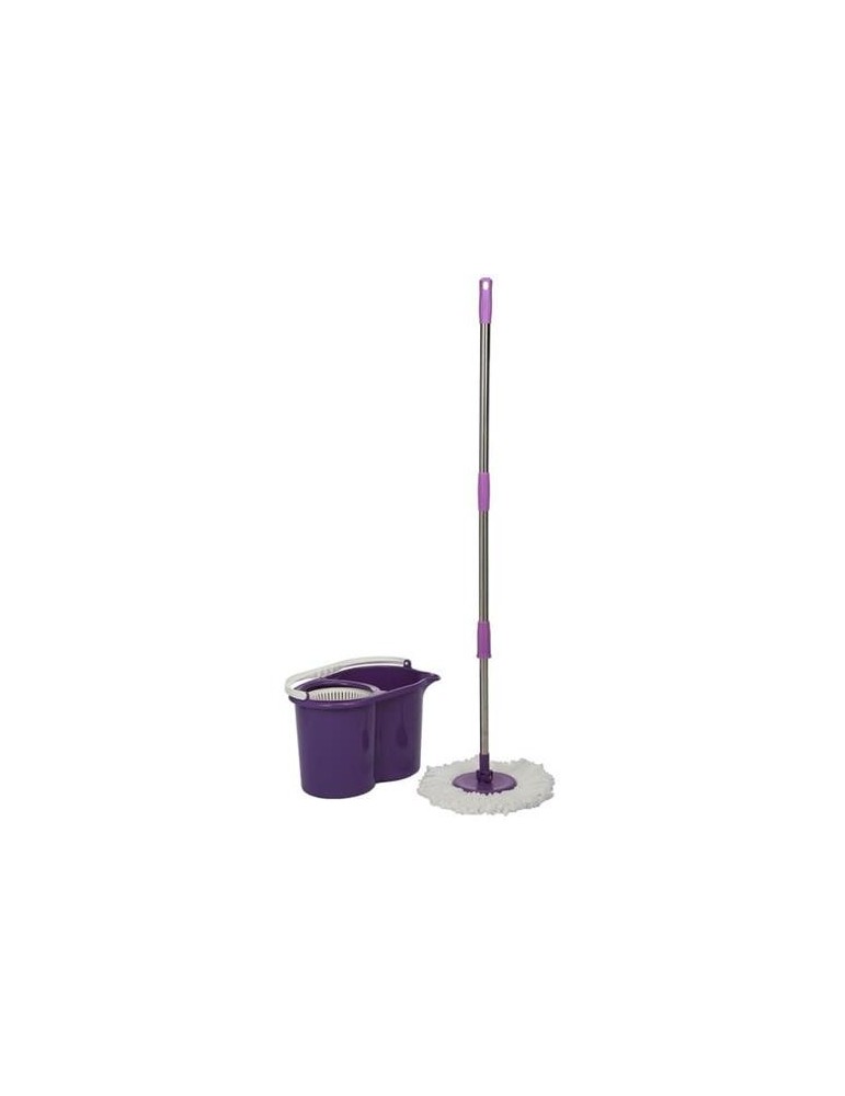 FREGONA+CUBO ESCURRIDOR MORADO 900MO