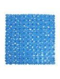 ALFOMBRA BAÑO ANTIDESLIZ. 54X54 AZUL  MARELIA 5223