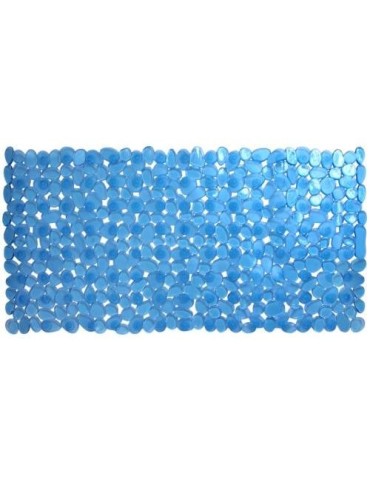 ALFOMBRA BAÑO ANTIDESLIZ. 72X33 AZUL  MARELIA 5223